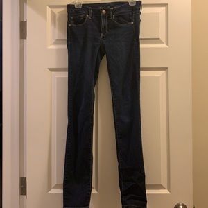 Super Stretch Low Rise Skinny Jean 6 Reg Dark Wash
